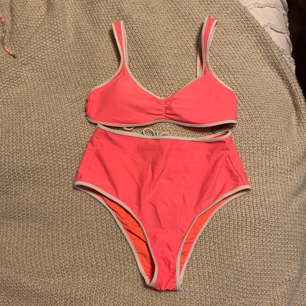 Aerie Bright Pink Swimsuit